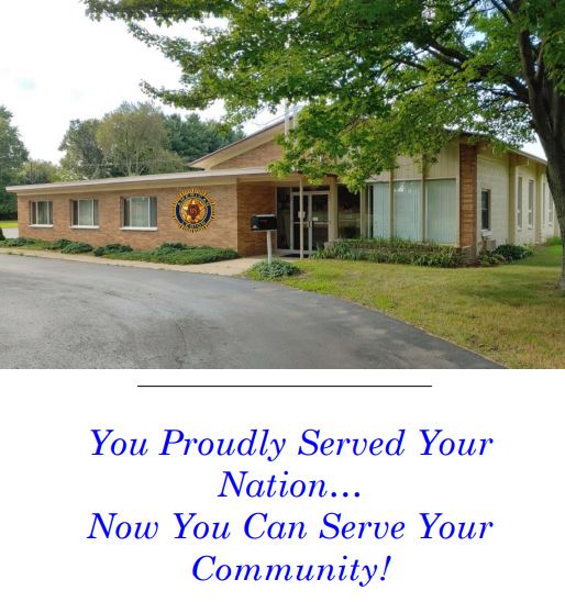 You Proudly Served your Nation...Now You Can Serve Your Community!