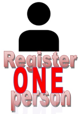 Register one person